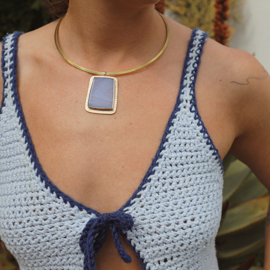Blue Sun Pendant