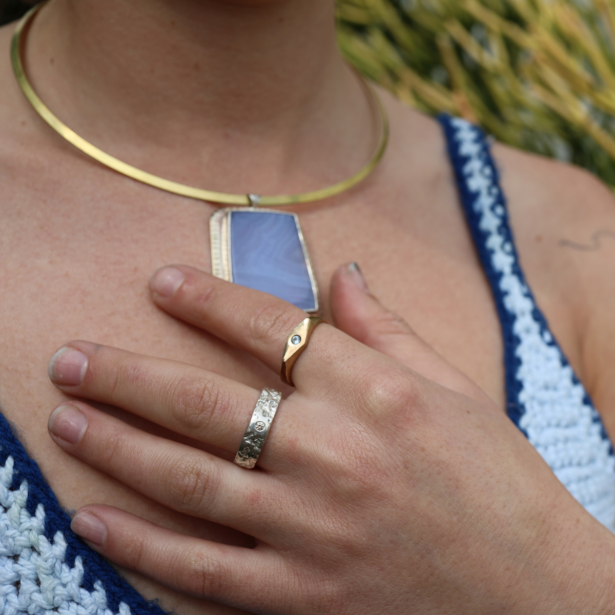 Blue Sun Pendant